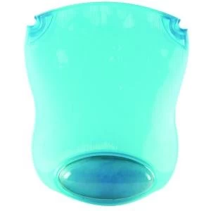 Image of Q-Connect Clear Gel Mouse Mat Blue KF20085