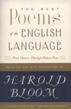 Image of The Best Poems of the English Language by Harold Bloom Paperback
