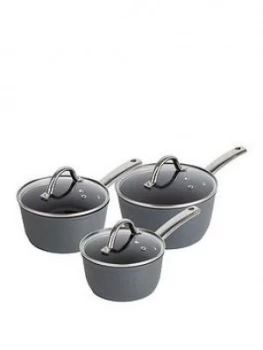 Tower Ice Diamond 3 Piece Saucepan Set