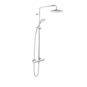 image of Bristan Carre Thermostatic Shower Chrome - Cr Shxdivff C - 133340