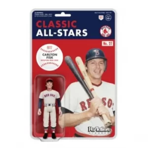 image of MLB Classic ReAction Action Figure Carlton Fisk (Boston Red Sox) 10 cm