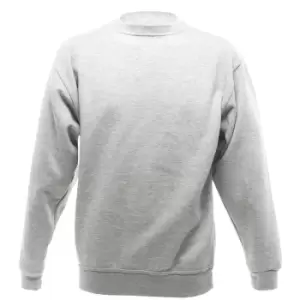 Image of UCC 50/50 Mens Heavyweight Plain Set-In Sweatshirt Top (2XL) (Heather Grey)