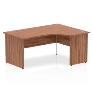 Image of Impulse Panel End 1600 Right Hand Crescent Desk Walnut