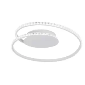 Image of Eden Integrated LED Semi Flush Light White 4500K