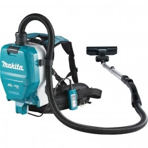 image of Makita DVC261ZX11 36V Twin 18V LXT Cordless Brushless Backpack Vacuum Cleaner