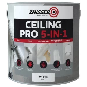 image of Zinsser Ceiling Pro 5-in-1 2.5 Litre