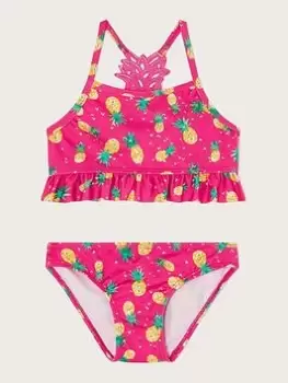 Image of Monsoon Girls Pineapple Crochet Bikini - Red, Size Age: 11-12 Years, Women