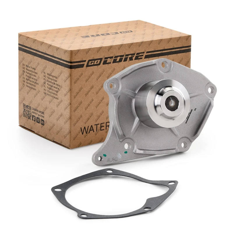 Image of goCORE GCA2600004 Water pump with belt pulley, with gasket/seal Water Pump (1260)