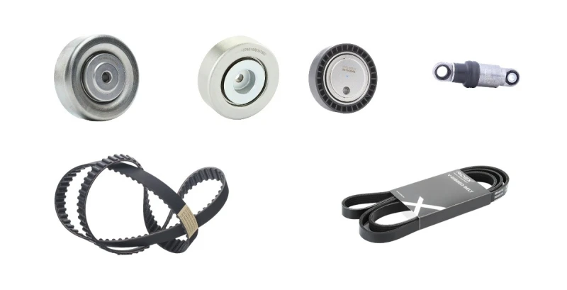Image of RIDEX 542R0235 V-ribbed belt set V-Ribbed Belt Set (542)