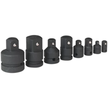 Image of Sealey 8 Piece Impact Socket Adaptor Set
