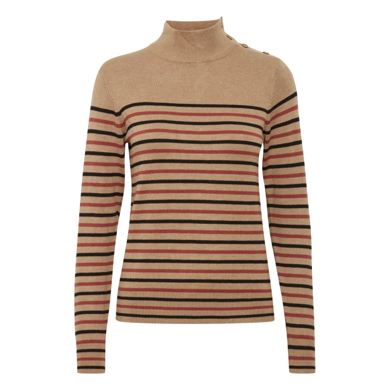 Image of b.Young Womens button-down sweater b.young Mmorla 2 Beige Female L