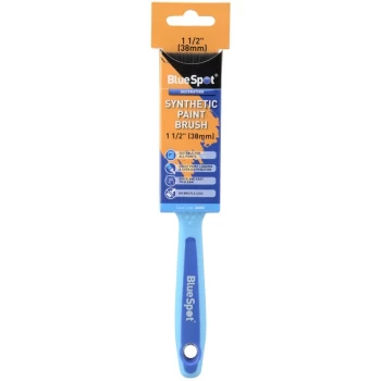 image of Bluespot - 36003 1 1/2' (38mm) Synthetic Paint Brush with Soft Grip Handle