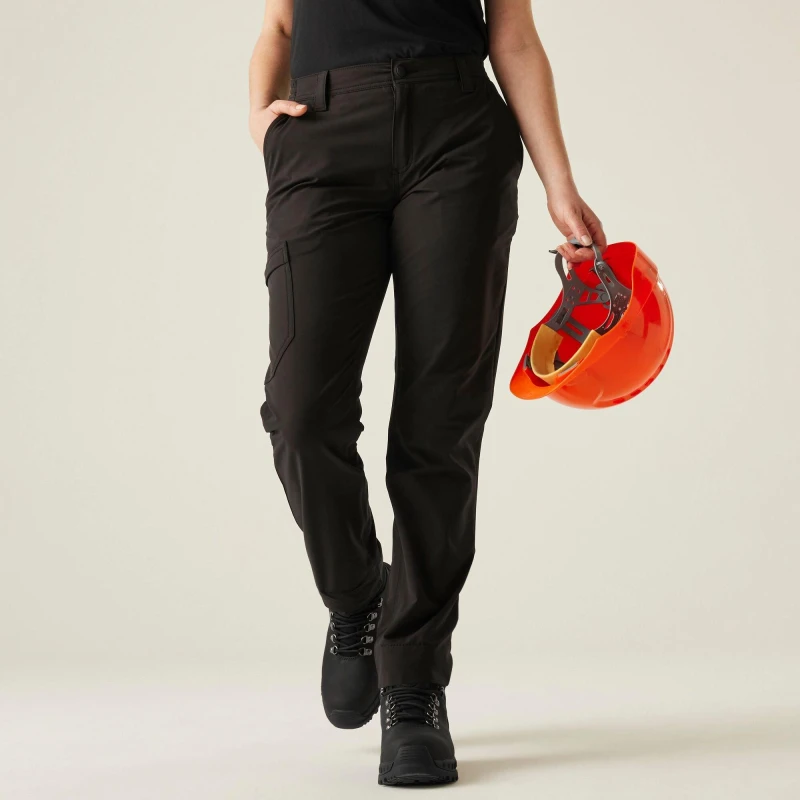 Image of Regatta Womens Pro Action Stretch Trousers Black female 10 R