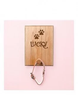 image of Personalised Paw Print Peg Hook