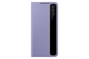 image of Samsung Galaxy S21 5G Clear View Cover in Purple (EF-ZG991CVEGEW)