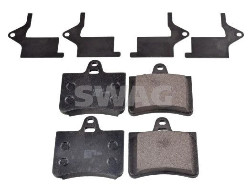 Image of Brake pad set SWAG 64 91 6420