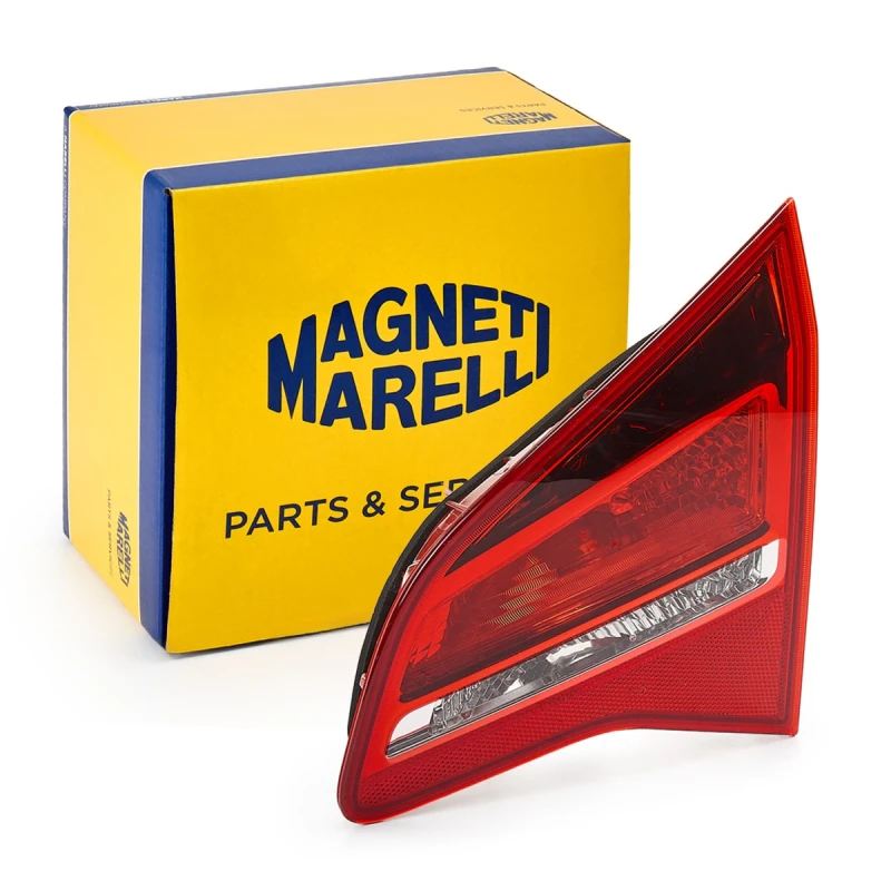 Image of MAGNETI MARELLI 714000162635 Rear light Inner Section, without bulb holder, Right, P21/4W, without bulbs Combination Rearlight (391)