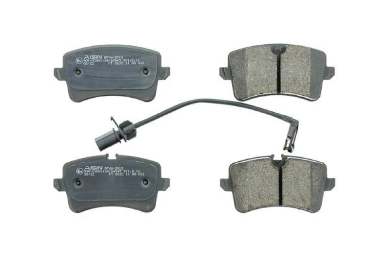 Image of AISIN Brake pad set AISIN BPVW-2012