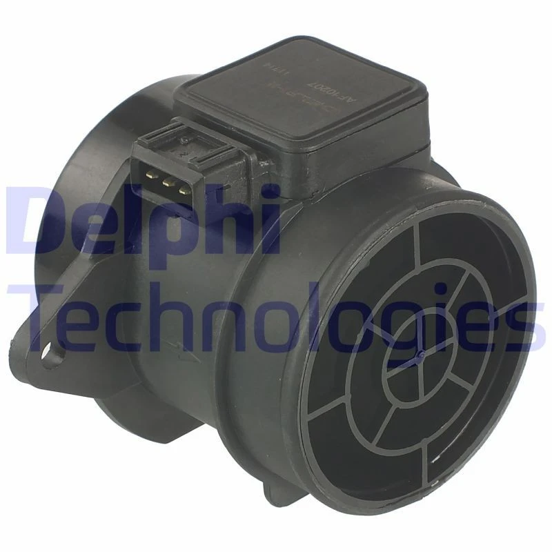Image of DELPHI AF10207-12B1 Mass air flow sensor with housing Air Mass Sensor (3926)