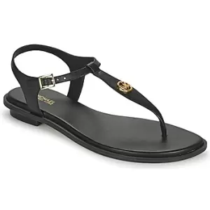 image of Michael Kors MALLORY THONG womens Sandals in Black,5