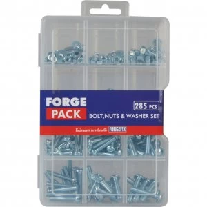 Image of Forgefix Forge Pack 285 Piece Bolt, Nut and Washer Set