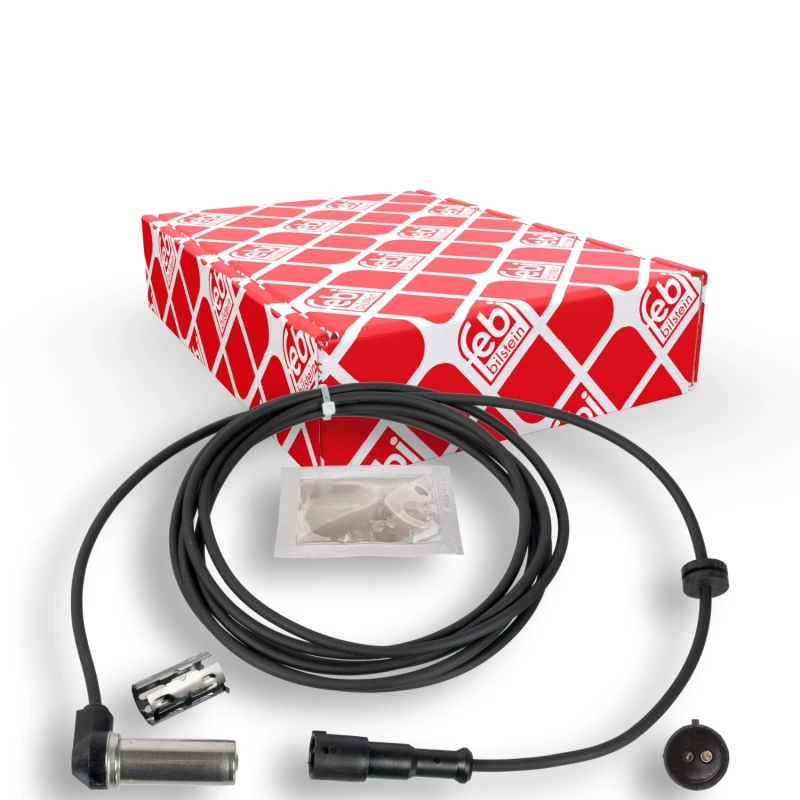 Image of FEBI BILSTEIN 174152 ABS Sensor Front Axle Right, with bush Sensor,wheel speed (412)
