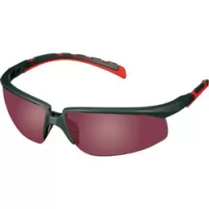 3M S2024AS-RED Safety glasses Mirrored, Anti-scratch coating Red, Grey DIN EN 166 - main image