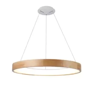 image of Mad LED Pendant Lamp 52W 3680Lm 3000K 80cm Natural Wood