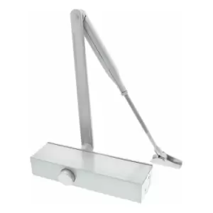 Briton Template Adjustable Door Closer Silver - 1110.SES CE