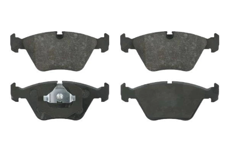 Image of SWAG 20 91 6000 Brake pad set Front Axle, prepared for wear warning indicator, with piston clip Brake Pad Set,disc brake (402)