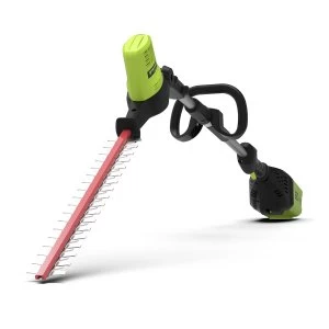 Image of Greenworks G60PHT 60V Cordless Long Reach Hedge Trimmer