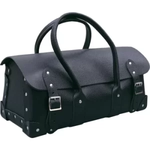 image of 405MM Barn Type Black Leather Tool Bag