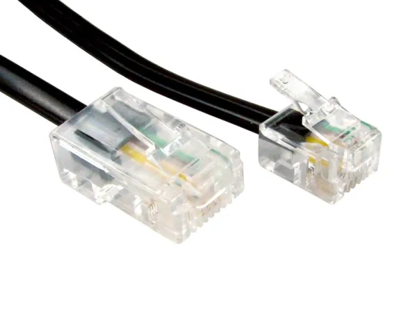 Image of 2m RJ45 - RJ11 Cable (Black)