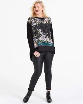 Oasis Freida Woven Front Jumper