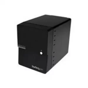 image of StarTech USB 3.0 eSATA 4 bay 3.5" Sata Iii Hard Drive Enclosure With Built in HDD Fan And Uasp Sata 6GBps