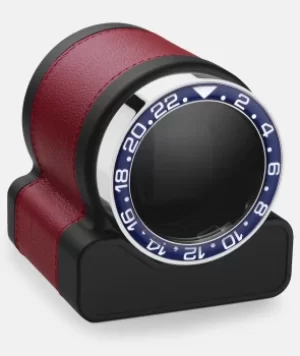 Image of Scatola del Tempo Watch Winder Rotor One Red Blue Bezel