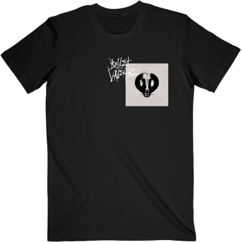 Image of Bullet For My Valentine - Album Cropped & Logo Unisex Large T-Shirt - Black