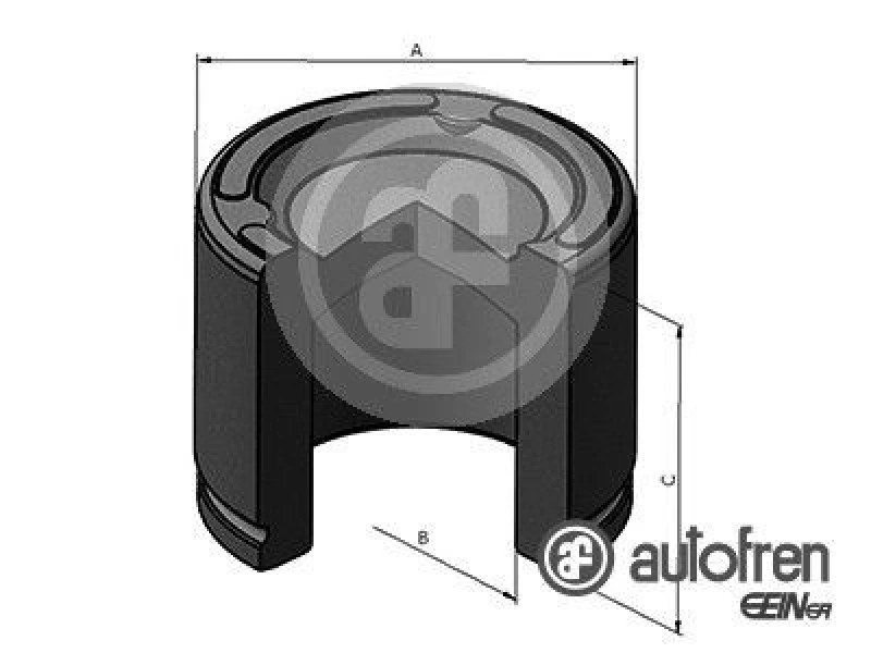 Image of AUTOFREN SEINSA Brake caliper piston AUTOFREN SEINSA D025461