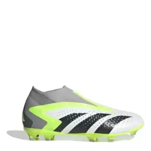 Image of adidas Predator Accuracy + Firm Ground Football Boots Juniors - White