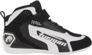 Image of Furygan V4 Vented Motorcycle Shoes, black-white, Size 40, black-white, Size 40