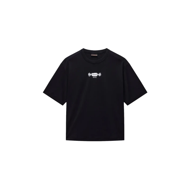 Image of Womens T-Shirt Napapijri Abbe Noir Female XS
