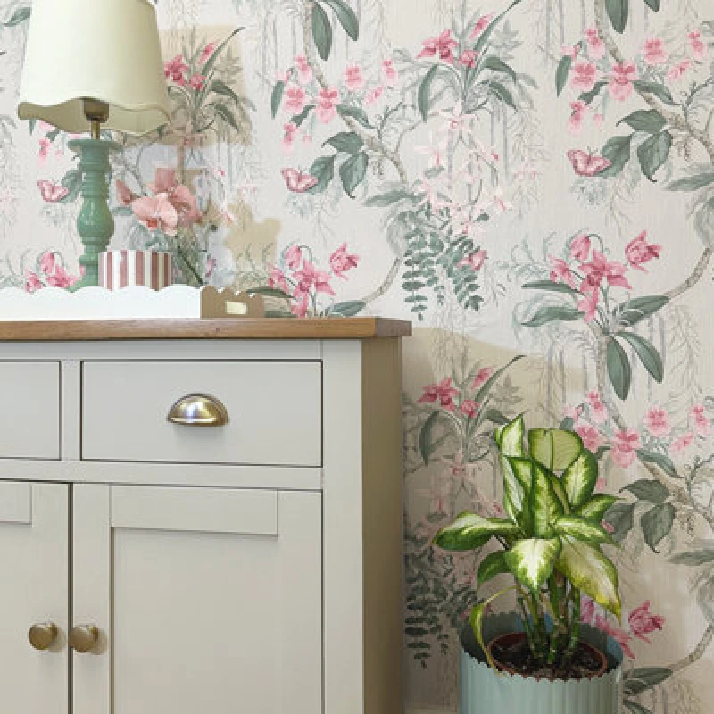 Image of Belgravia Decor Suki Pink / Sage / Green