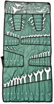 image of Kamasa 55943 Spanner Set 50pc - Supplied in handy storage wallet with eyelets