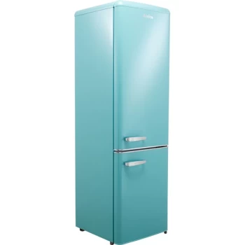 image of Amica FKR29653DEB 244L Retro Fridge Freezer