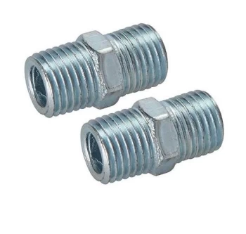 Image of Silverline - Air Line Equal Union Connector 2pk - 1/4" BSPT