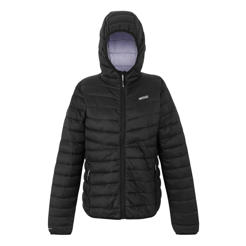 Image of Womens Puffer jacket Regatta Hillpack IV Noir Female 46