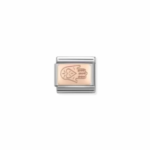 Image of Nomination Composable Classic SYMBOLS PLATEs 1 St.steel And Jewellery