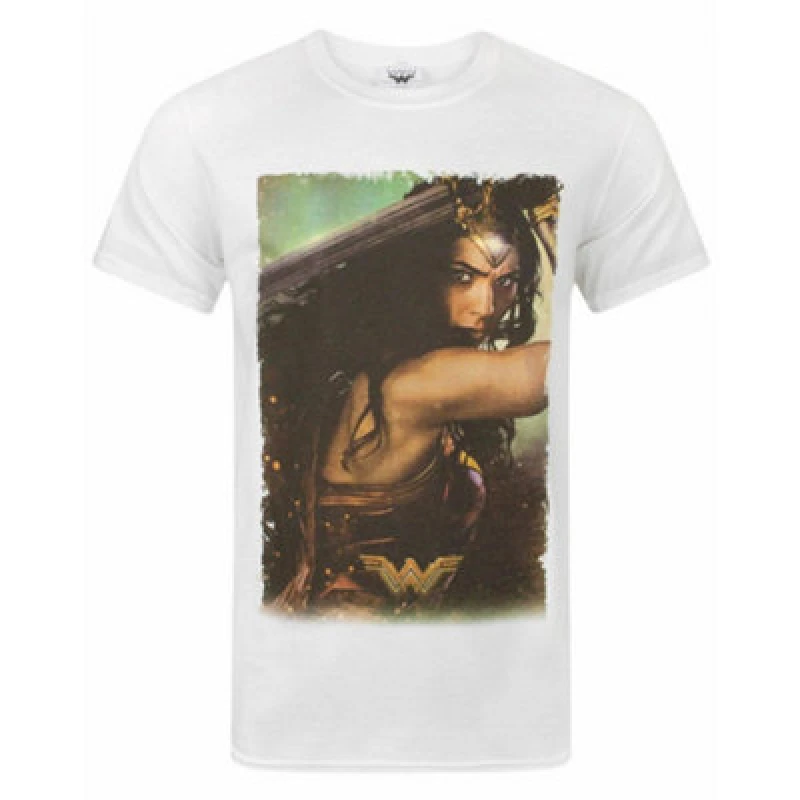 Image of (Small) DC Comics Short Sleeved T-Shirt (Mens White)