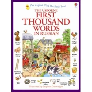 Image of First Thousand Words in Russian by Heather Amery (Paperback, 2013)