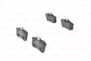 Image of Bosch 0986494399 BP1322 Brake Pad Set Disc Brake Rear Axle